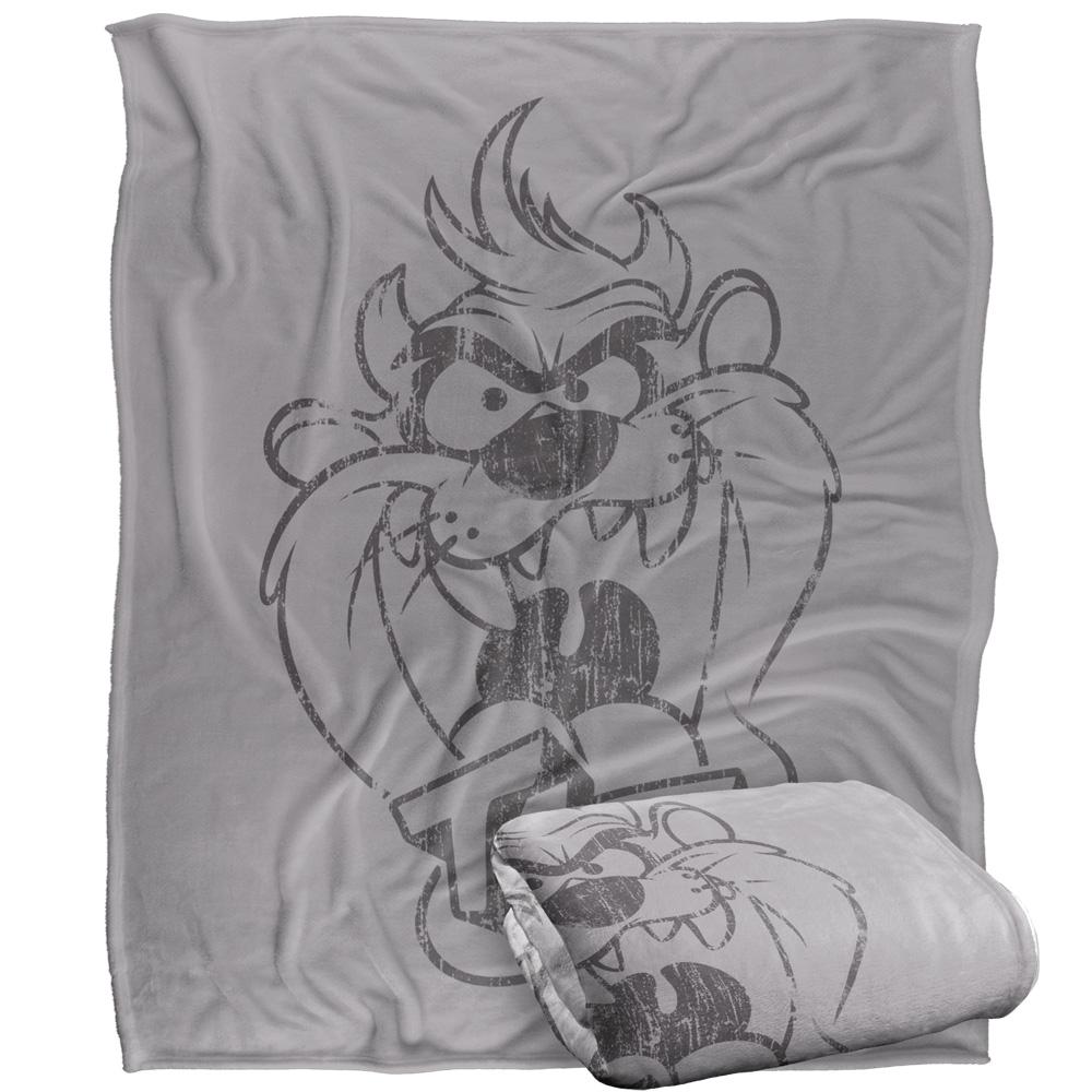 Looney Tunes Faded Taz Blanket