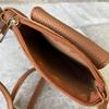 [mauve] Women's Lightweight, Stylish, Compact Smartphone Shoulder Bag with Front Flap Pocket and Zipper, Perfect for Travel and Outings (Camel)
