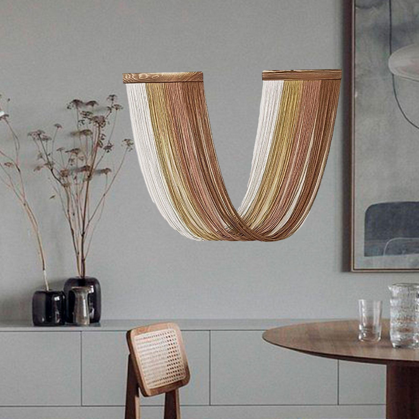 

Настенный гобелен в стиле макраме в стиле бохо, элегантный, практичный, изящный, современный декор для коричневый