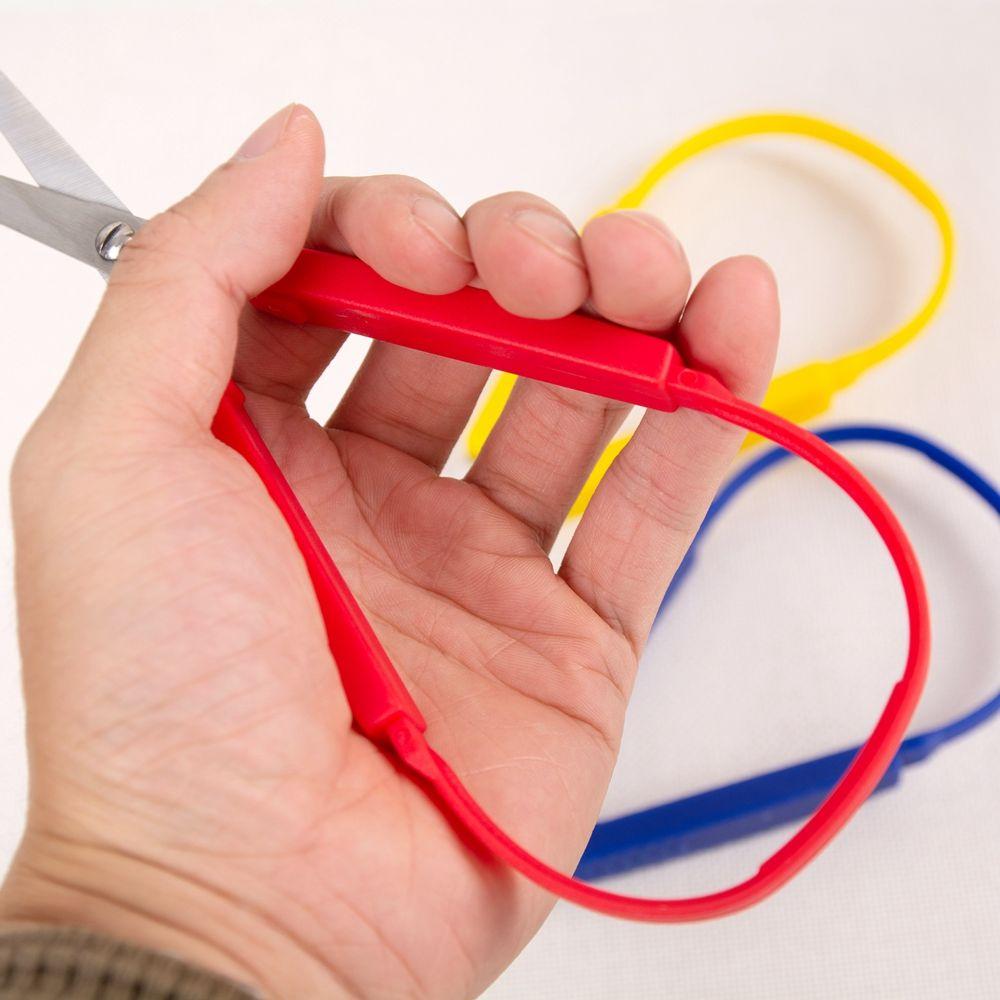 Office Stationery for Children Adults Adaptive Scissors Cutting Supplies Loop Scissors Yarn Cutter