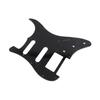 Electric Guitar Pickguard PVC Plastic Guard Scratch Board Front Plate Panel Cover Instrument Accessories 1 Layer Black