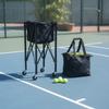 Tennis Ball Pickup Cart Compact with Wheels Sturdy for Coaches