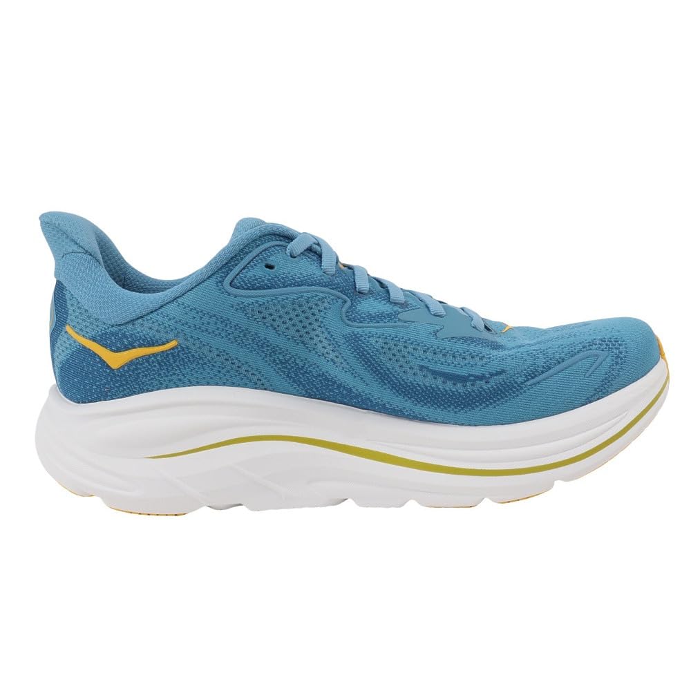HOKA Clifton 10 Wide Running Size Shoes, Blue, 1162032-ALF, Men's 26.0