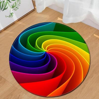Covor rotund modern Scaun pentru computer Covor camera copiilor imprimare 3D dormitor podea noptiera covor decor pentru sufragerie