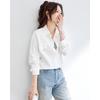 TERRE BLEUE Women's Loose Fit Versatile Shirt