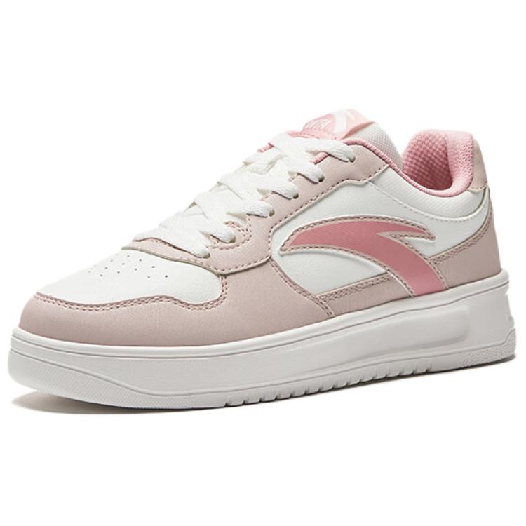 Anta Casual Retro Fashion Simple Durable Lightweight Low-Top Sneakers Women Sneakers White Pink 922538004Q-2