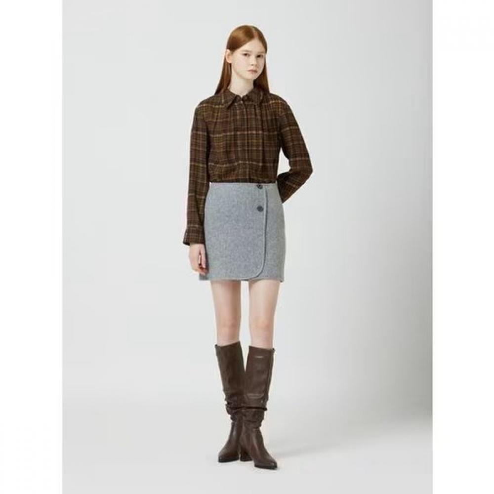 CC collect. Alpaca Blend Mini Skirt C254msd002