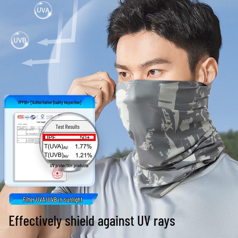 XTEP Ice Silk Sun Protection Face Mask Neck Gaiter