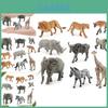 Realistic Pvc South African Animal Figurine Set Featuring Zebra Lion Hyena Rhino Buffalo Elephant For Home Decor And Educational Play