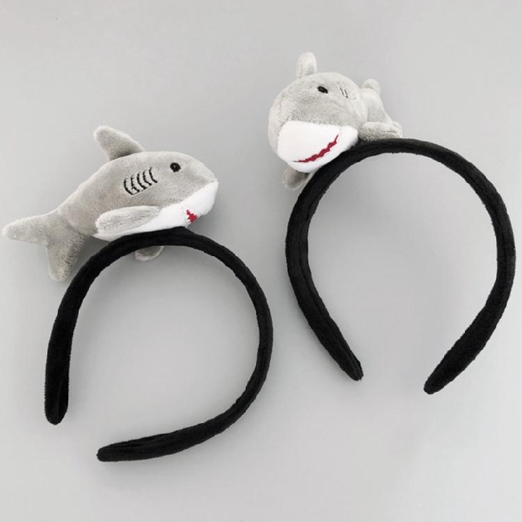 3D Plush Fish Headband Cute Stuffed Ocean Animal Hair Hoop Makeup Headdress