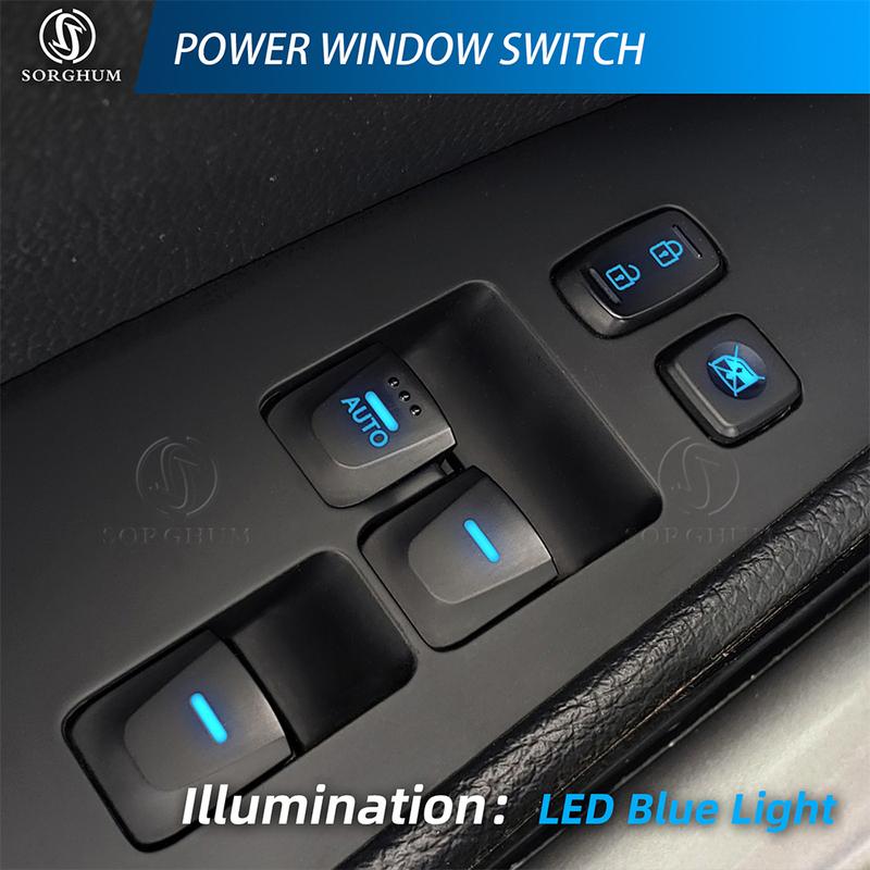 SORGHUM 93570-2V000 Front Left Master Power Window Switch For Hyundai Veloster 1.6L 2012 2013 2014 2015 2016 2017 935702V0004X