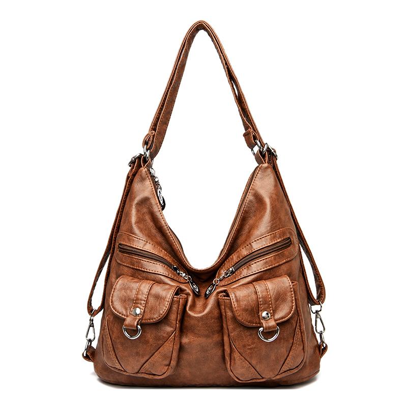 Luxury Soft Leather Shoulder Bag for