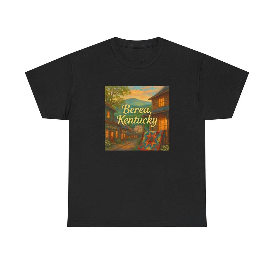 Unisex Adult T Shirt Berea Kentucky Artisan Mountain Art 3XL