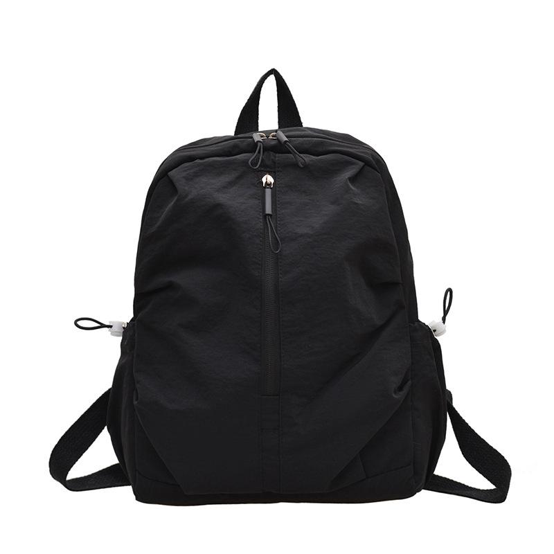 Schoolbag High school schoolbag Female college student lightweight travel bag Simple casual backpack Men's fashion large-capacity backpack