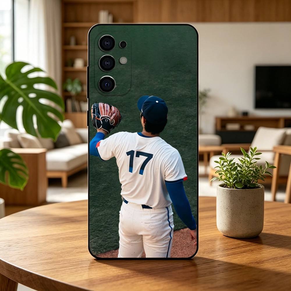 Baseball 17 S-Shohei O-Ohtani  Phone Case For Samsung S25,S24,S21,S22,S23,S30,Ultra,S20,Plus,Fe,Lite,Note,10,Black Cover