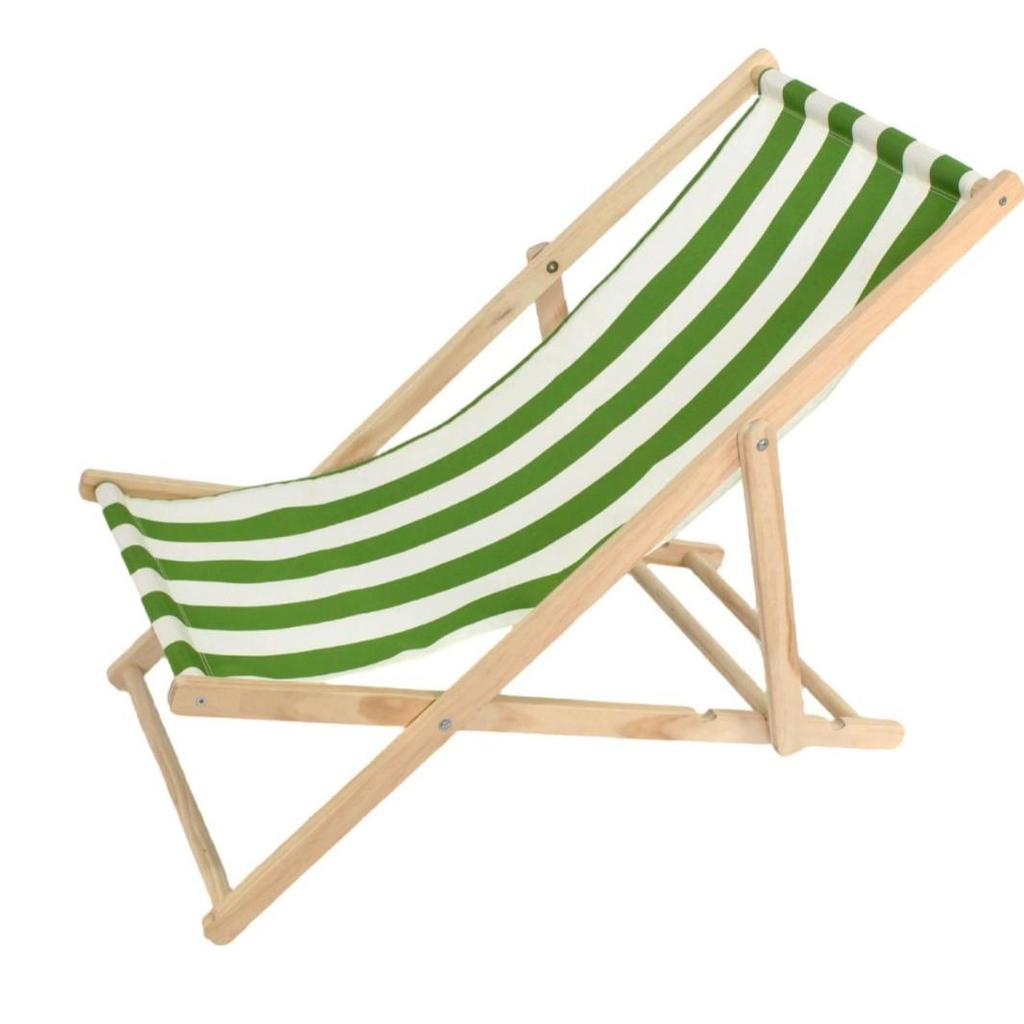 Adjustable Solid Wood Beach Lounger: Outdoor Folding Chair for Leisure & Camping