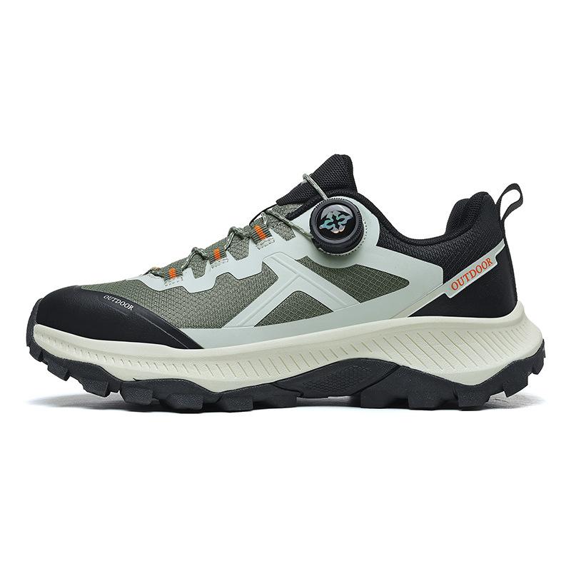 Outdoor Recreational Hiking Shoes Travel Comfortable Running Shoes Low-top Rotating Button Spring and Autumn Off-road Running Shoes