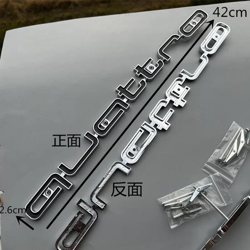 ABS Car Front Grille Emblem for Audi Quattro Logo RS6 RS7 A6 A3 A4 A5 A7 A8 Q3 Q5 Q7 RS3 RS4 RS5 Badge Exterior Accessories