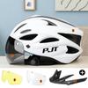 PJT Lightweight Breathable Bicycle Helmet With Magnetic Attraction Goggles Lens Bike Helmet Free Switching Adult Cycling Helmet