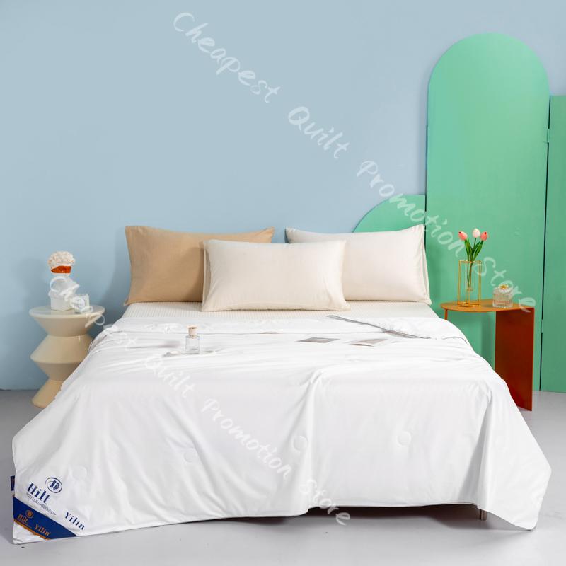Class A Ice Cream Cool Summer Quilt Air-Conditioned Quilt Core Washable Thin Blanket Ice Silk Cool Fabric Breathable Blanket