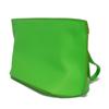 Used 9896 Logo Embossed Pouch 241390 7931, Foil Stamped, Light Green, Strap, Excellent Condition, New Logo, Lime,