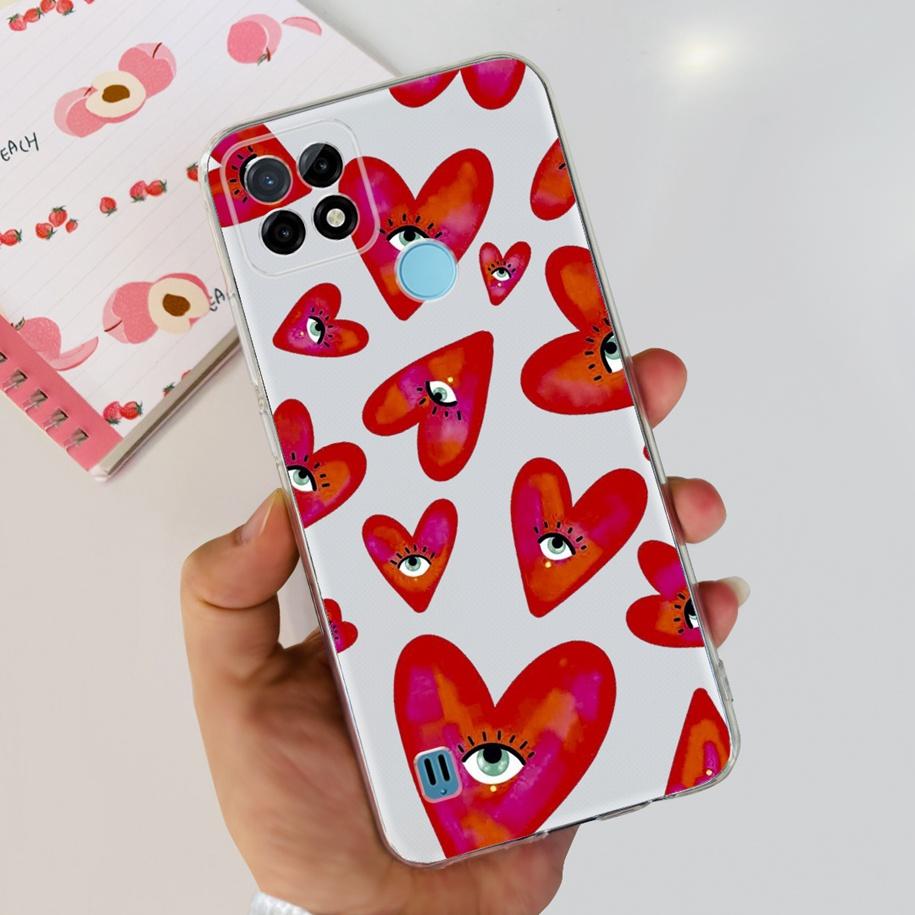 For Realme C21Y Case Realme C21 Phone Case 2023 New Printed Soft Back Cover For Realme C25 C25S C25Y RealmeC21Y Shockproof Coque