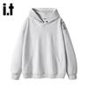 Izzue Hong Kong I.T Men's American Retro Heavyweight Hooded Sweatshirt