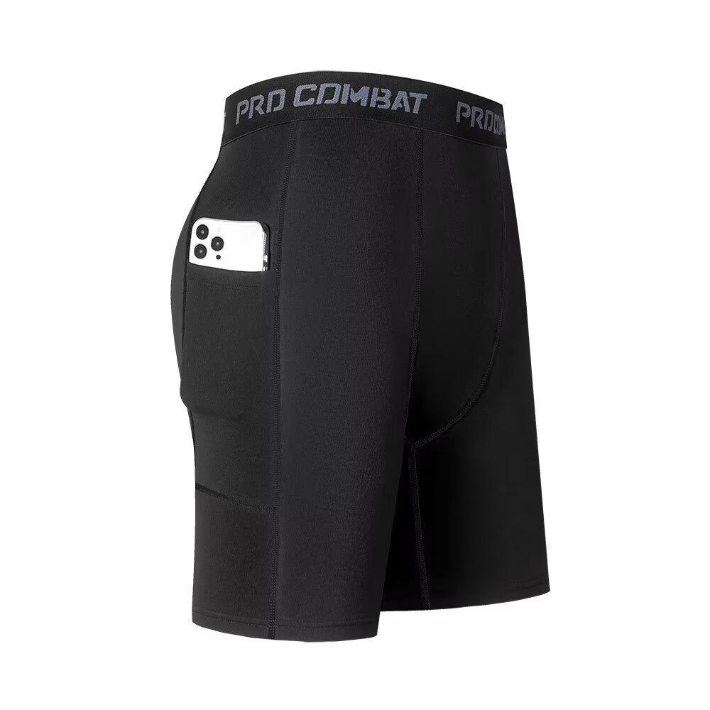 Men's High Elastic Quick Dry Compression Basketball Shorts