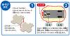 Masudaya Corporation PUI PUI Molcar Potato Width 78 X Height 41 X Depth 52mm 1709 Hashiru!