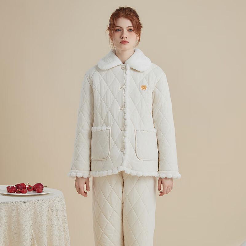 Женский зимний комплект пижамы и домашней одежды