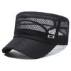 Mesh iron standard full network outdoor sunscreen hat casual flat top hat summer hat men's shading breathable summer