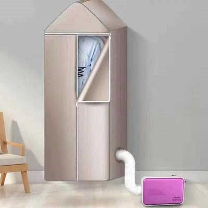 Compact Multifunctional Dryer: Quick Dry for Shoes, Clothes, and Blankets with Dust Mite Removal for Home and Dorm Use.