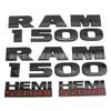 Applicabile al nuovo logo dell'auto RAM1500 HEMI 5.7 litri, etichetta cilindrata, etichettatura modificata set da 4 pezzi