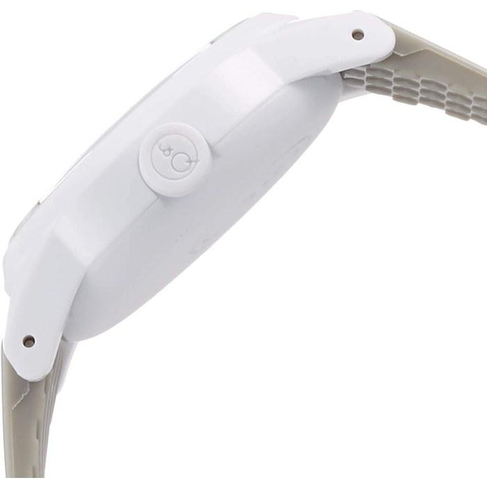 Q&Q SmileSolar Watch Solar Analog Waterproof Polyurethane Strap RP01-015 Women's White X Gray