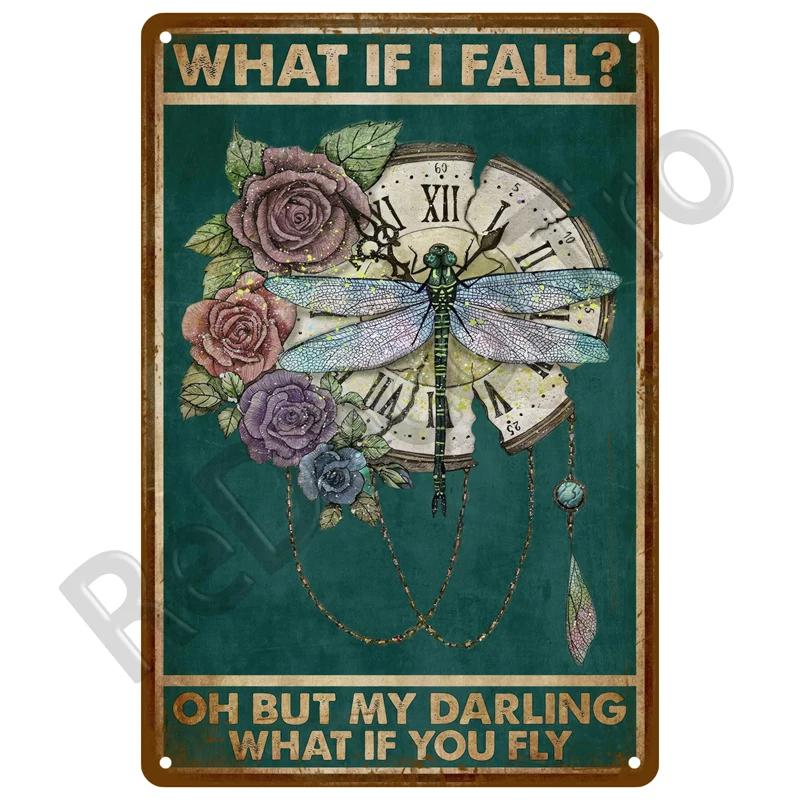 Outdoor Indoor Home Wall Decorative Plaque Plates Farm Birds Retro Tin Sign Gardening Metal Sign Vintage Metal Sign For Garden