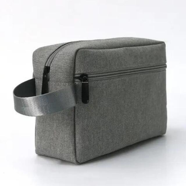 

1 шт. Дорожня чоловіча сумка для туалетних приналежностей Жіноча косметичка Necessaire Case Водонепроникна жіноча косметичка Beauty Wash Pouch Сумочка Органайзер сірий колір