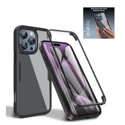 Funda de teléfono antigolpes anticaída totalmente envuelta 360 grados para iPhone 16 15 14 Pro Max Plus 16E
