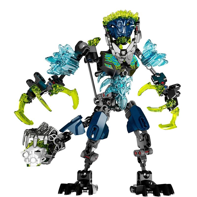 Neue Bionicle Kreatur Meister der Goldenen Maske Bausteine Feuer Uniter Tahu Kombinierter Roboter Mech Steine Spielzeug Für Jungen Geschenke