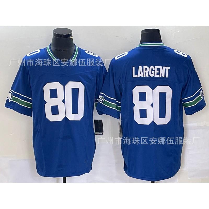 Mens NFL Seattle Seahawks Retro Football Jersey Fan Support - 21 9 12 16 11 Cotton Blend Performance Wear