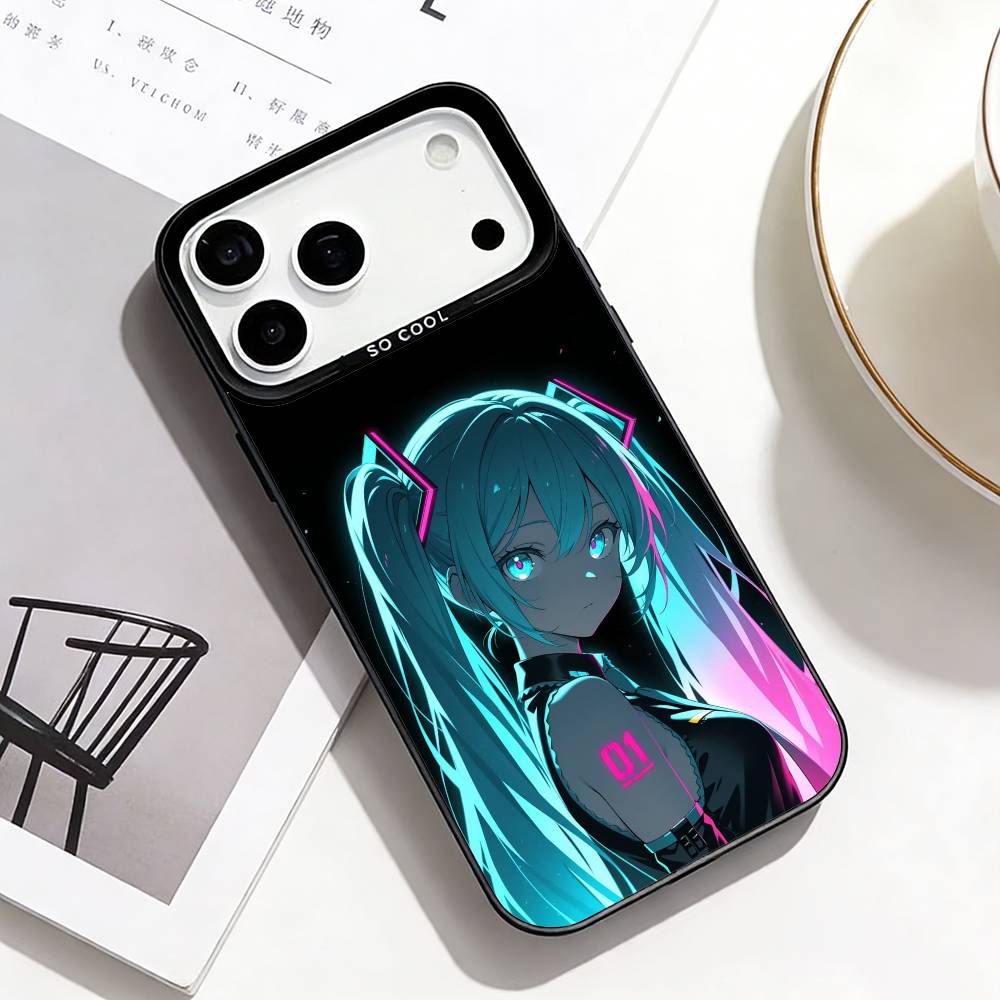 C-Cyber Note Virtu Phone Case For iPhone17,16,15,14,13,12,11 Plus,Pro Max Black Border Silver  Plated Cover