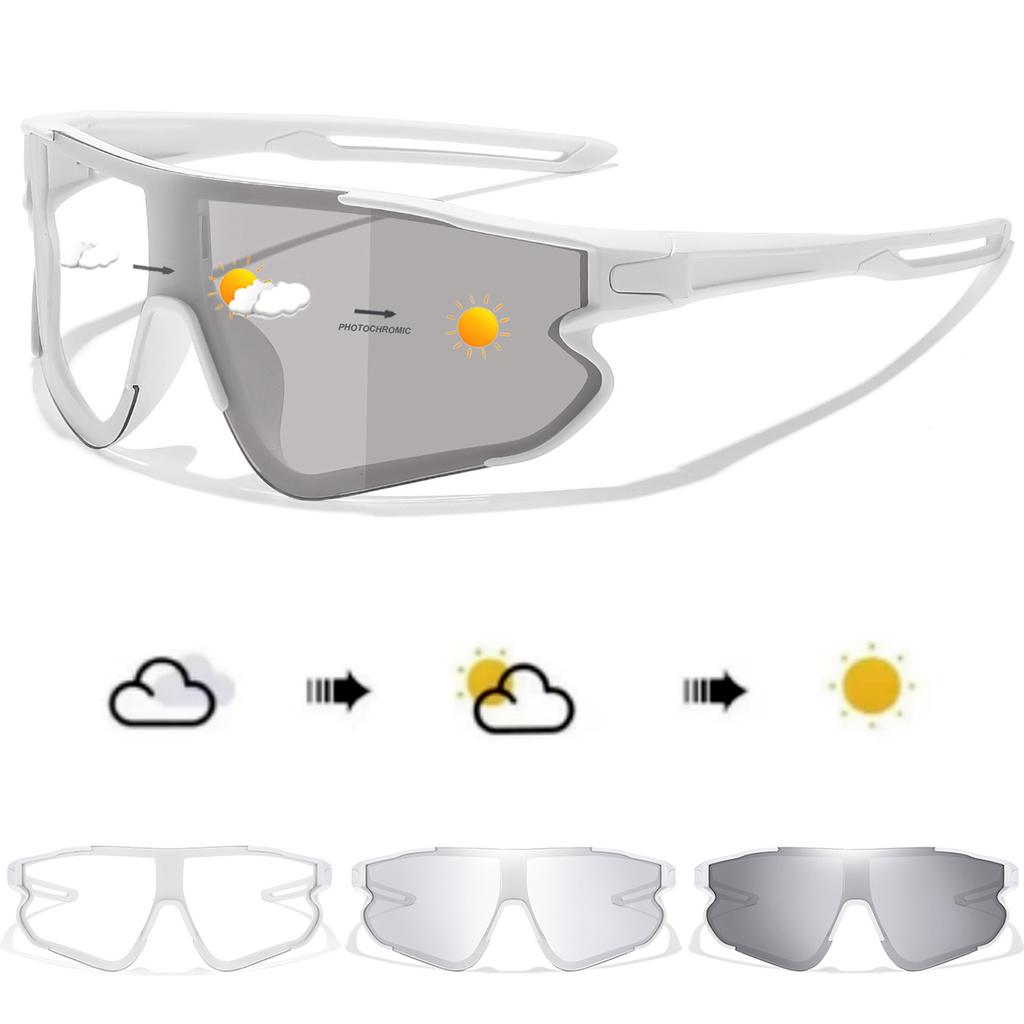 New Style Brand Bicycle Photochromic Eyewear Men Women MTB Bike Running Fishing Cycling Glasses Comfortable Goggles UV400