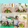 With Cherry Blossom Pattern Kimono Costume Cartoon Plush Toy