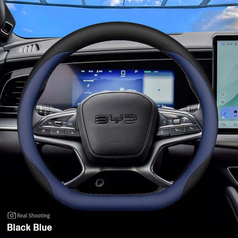 For BYD Sea Lion 07 EV BYD Sea Lion 05 06 DM-I EV 2026 2026 D Type Car Steering Wheel Cover Ultra Thin Leather Atuo Accessories