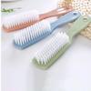 Set of 3 Double-Headed Shoe Cleaning Brushes: Hard Bristle, Soft Bristle, and Multifunctional Laundry Brush for Household Use.