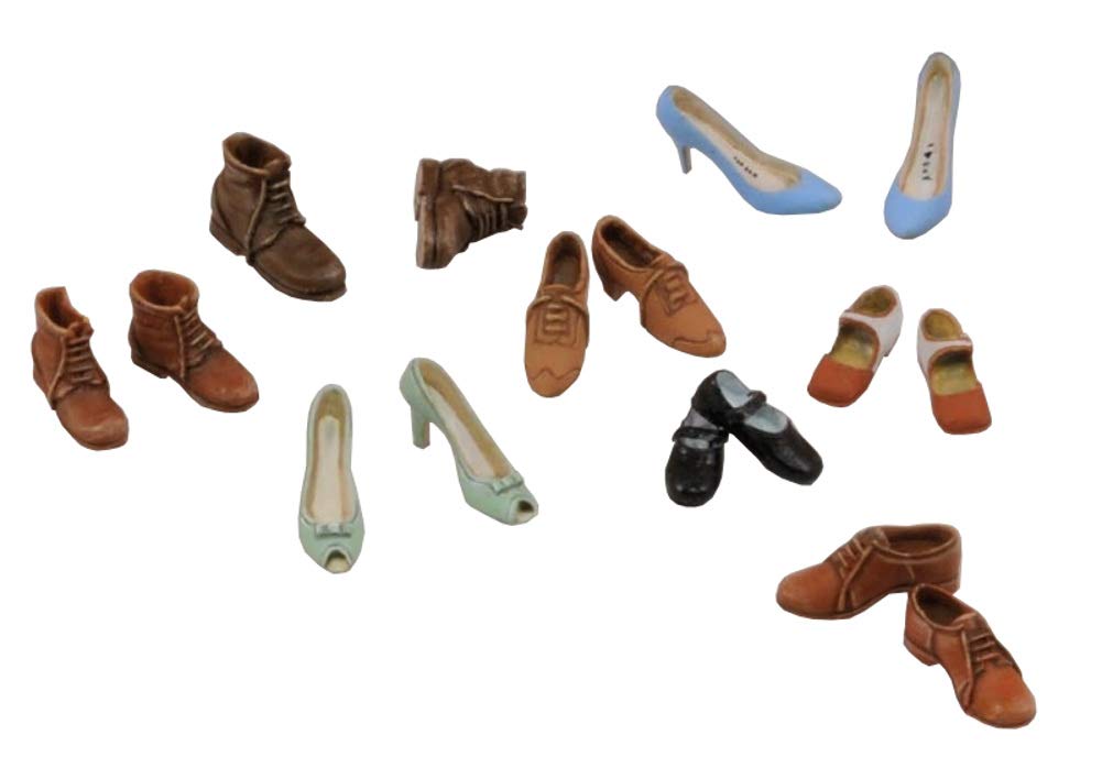 

Royal Model Масштаб 1/35 Набор туфель на высоком каблуке и кожаной обуви, Миниатюрные аксессуары, RM787