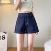 Women's Summer Slimming Denim Blue Shorts - 2026 Loose, Trendy Hot Girl Design