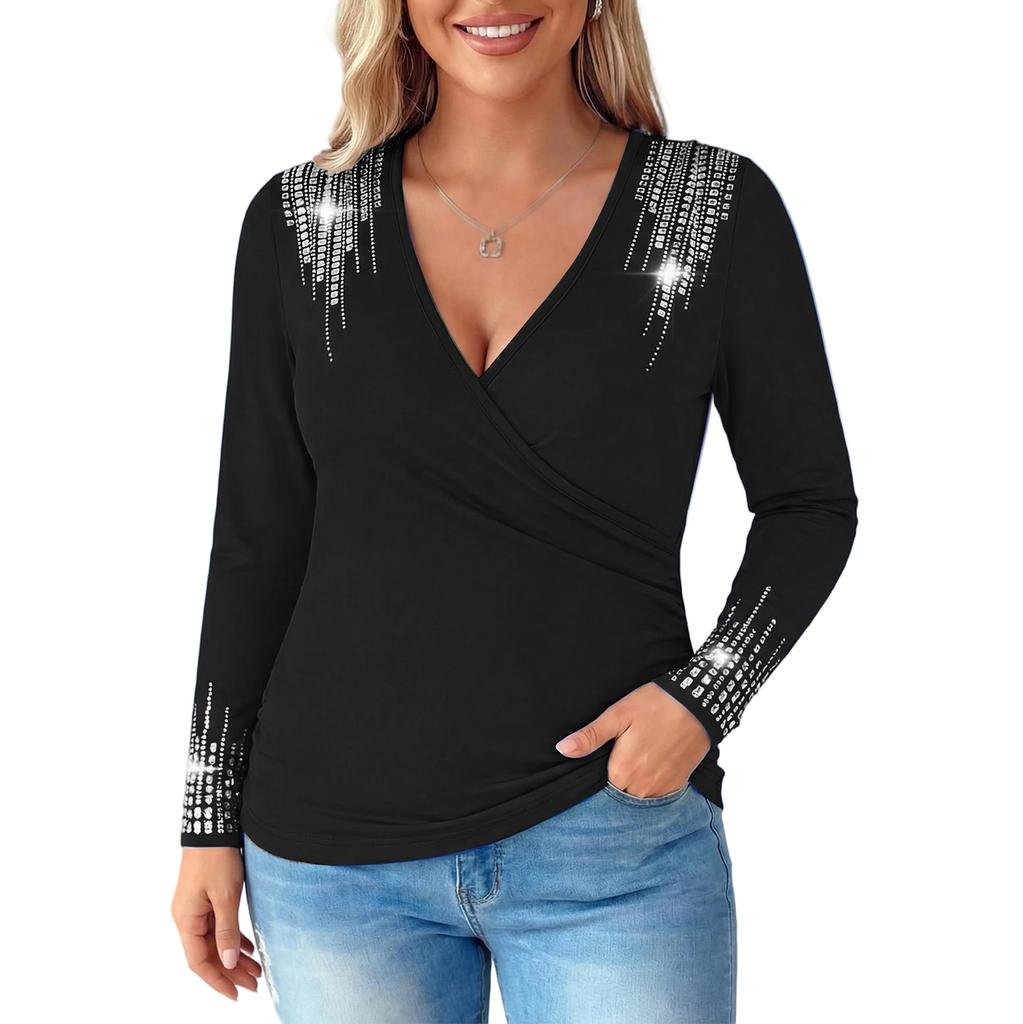 Women's Fashionable Long Sleeve Elegant Commuting And Casual Top