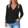 Women's Fashionable Long Sleeve Elegant Commuting And Casual Top