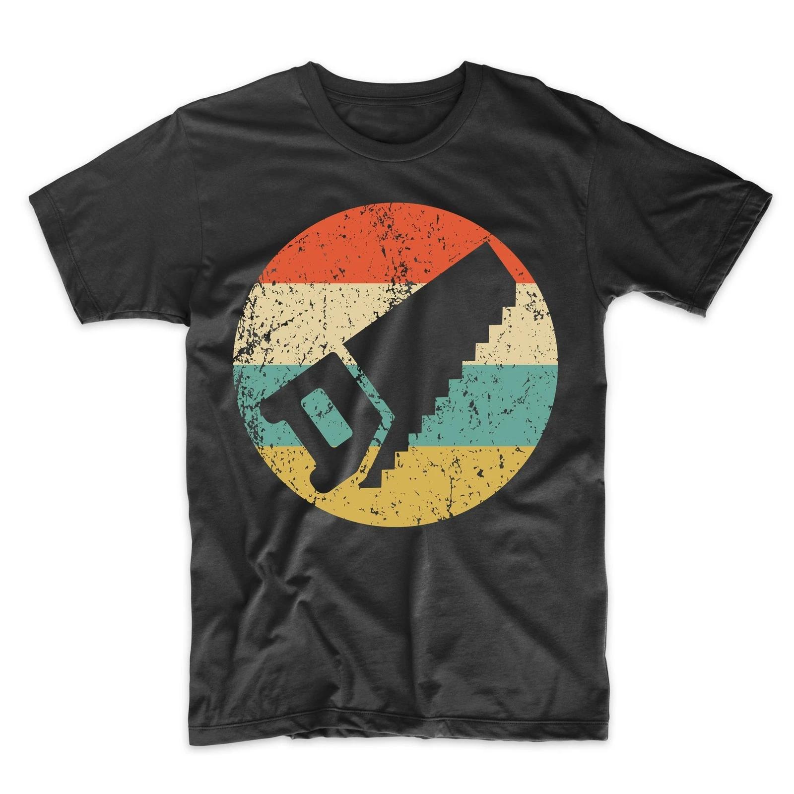 Carpentry Gift - Vintage Retro Handsaw Men s T-Shirt - Carpenter Shirt M