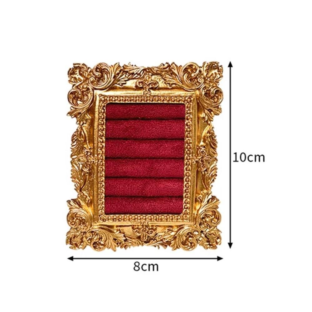 Fotoram Smyckesställ Hartsfotoram Ringfat Fotovisning Artikel Rekvisita